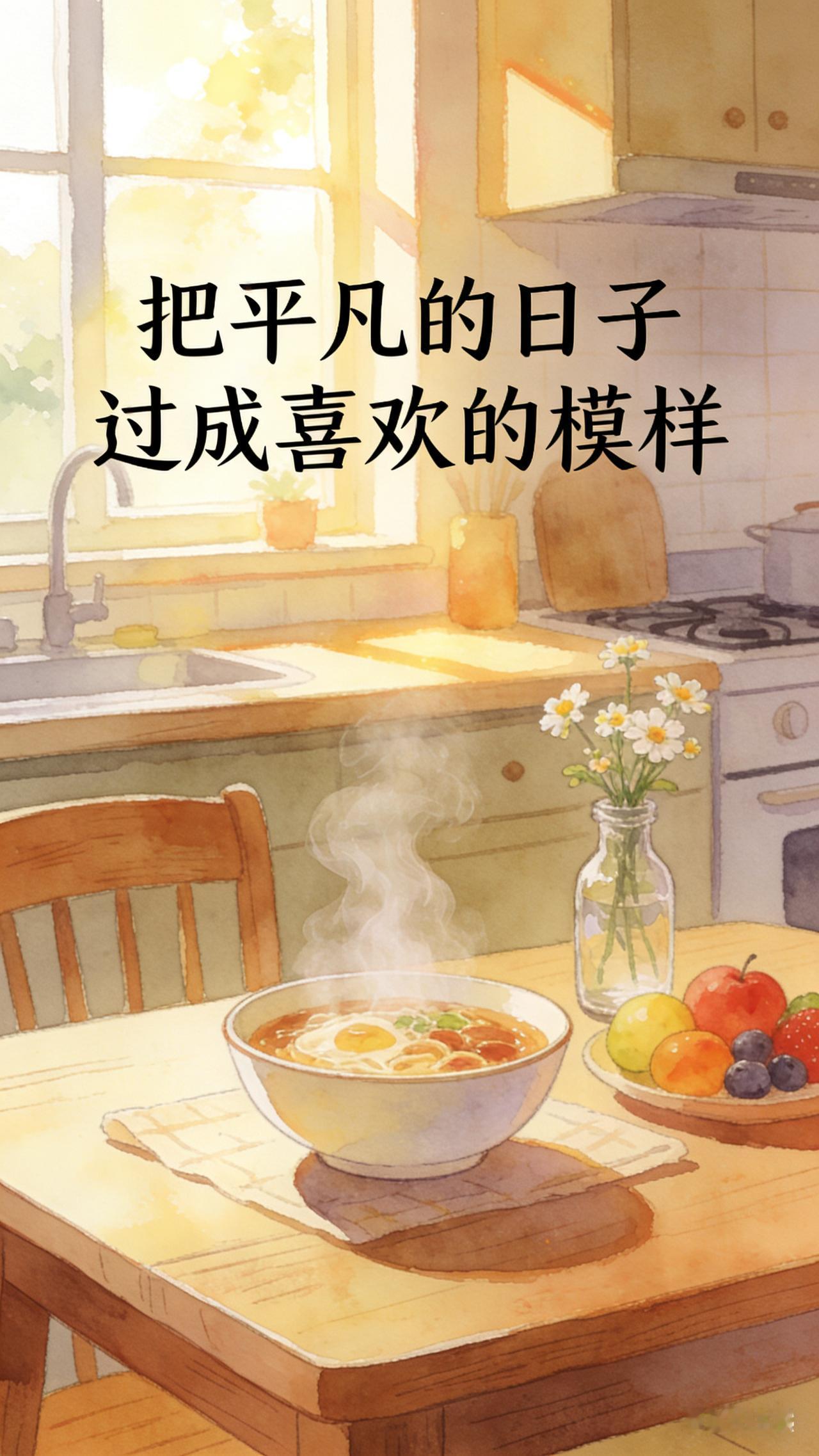 ＃每日金句打卡签到＃
把平凡的日子，过成自己喜欢的模样。早餐吃热乎，衣服穿舒服，