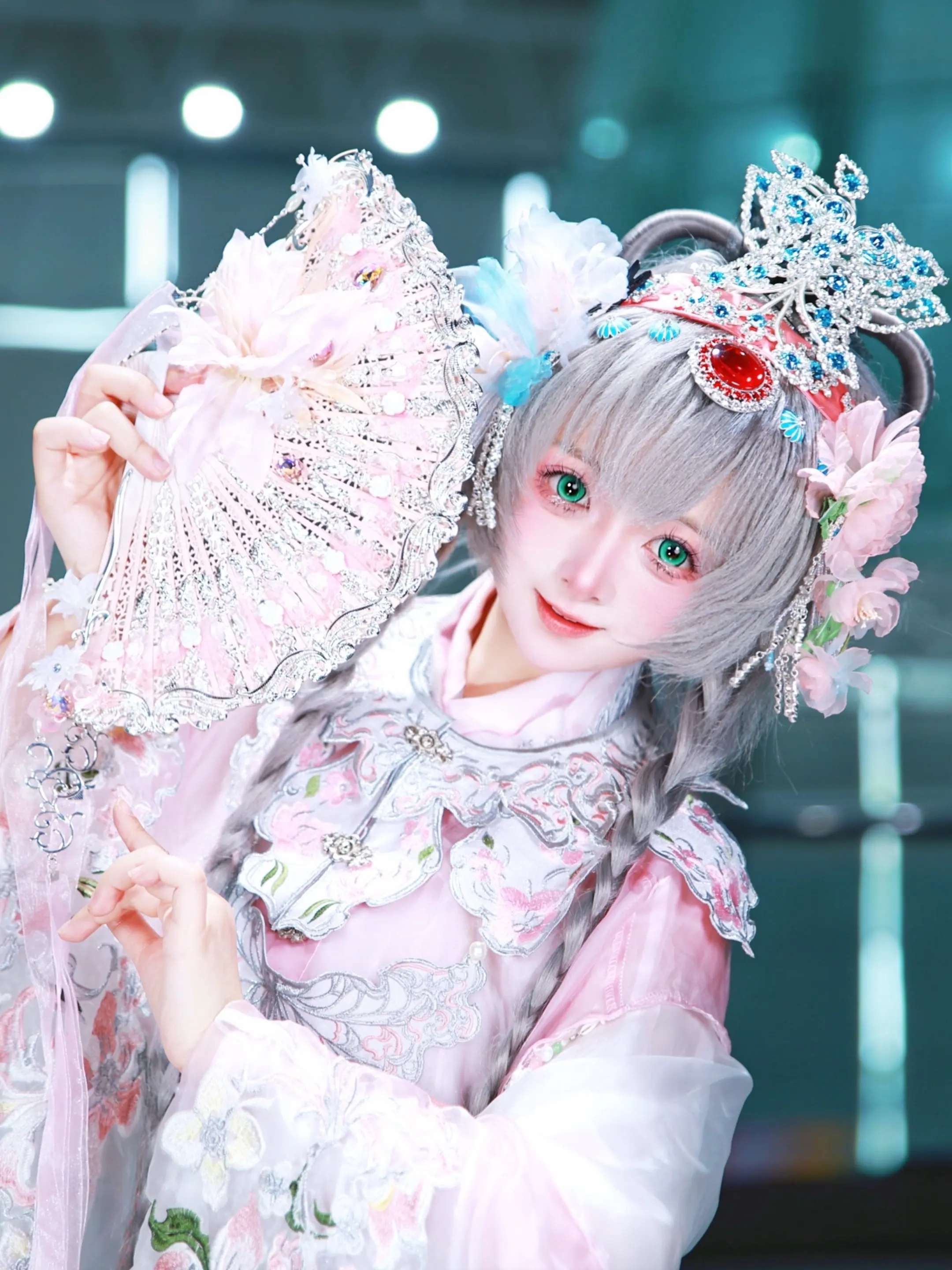 华风夏韵，洛水天依✨。📷：  假发