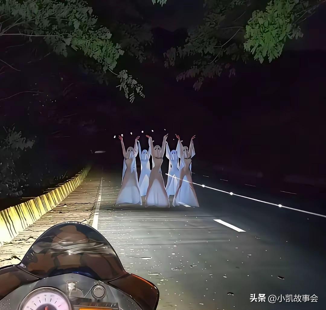 晚上回家，看到如此一幕，会是一种什么心情？
深夜大桥上，几个婀娜多姿的美女扭动着