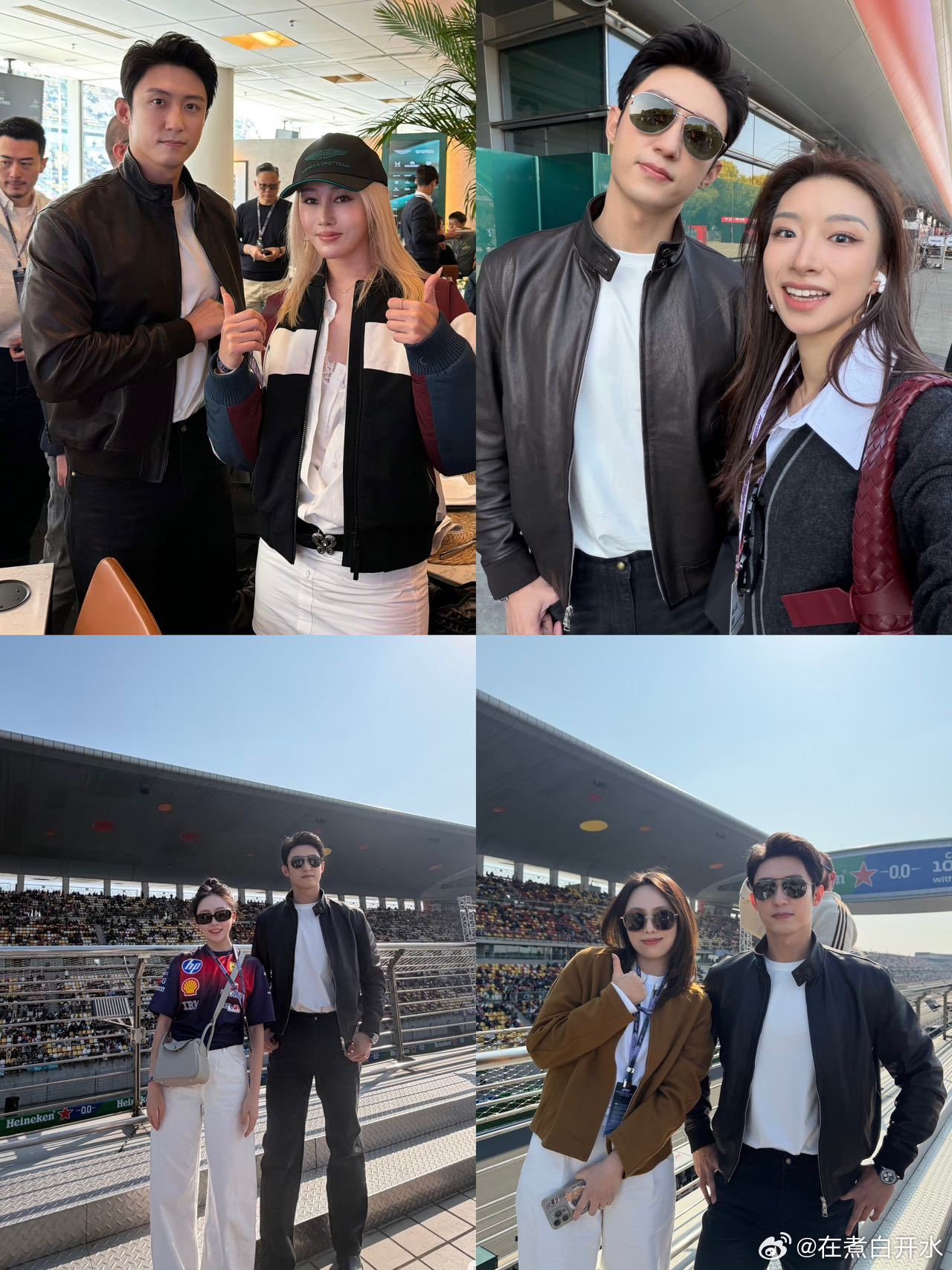 黄景瑜成打卡景点了 现场偶遇黄景瑜看比赛，本人大方又好相处，难怪大家都想和他拍张