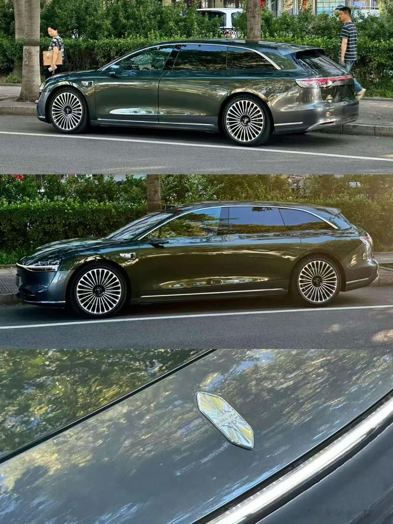 实车好看，这个绿色真行享界s9t鸿蒙智行 ​​​