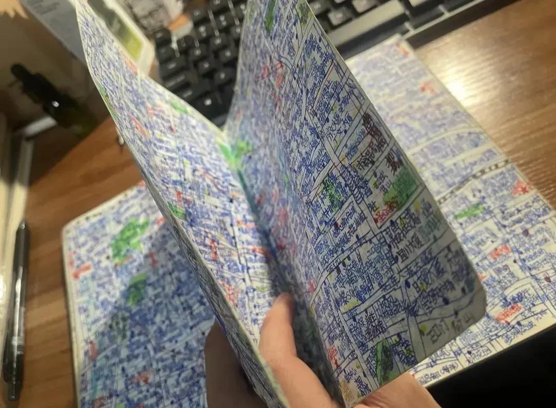 儿子画的地图，你们说他将来适合干什么工作？