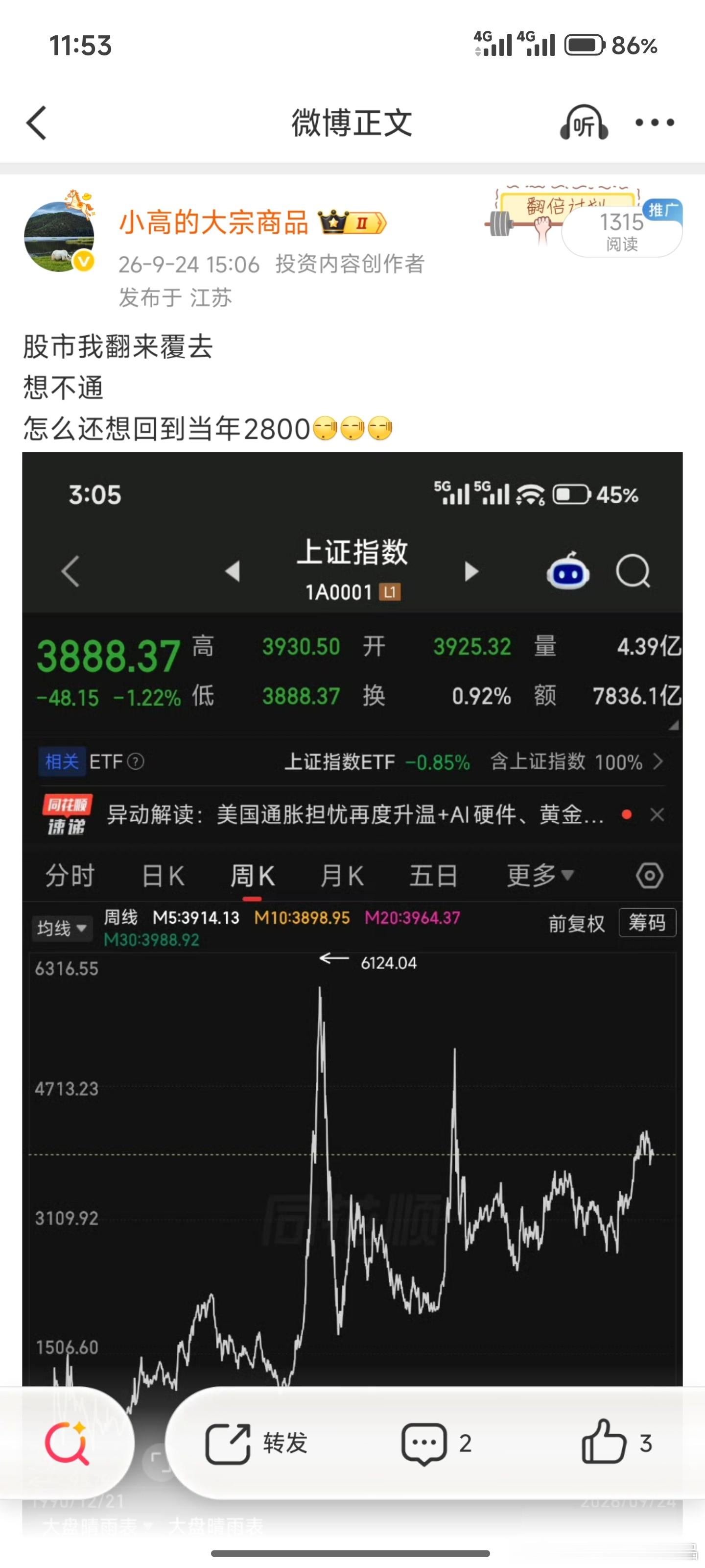 股票不同于期货可长期持有为什么有些大佬们能赚到？有钱加仓，有钱等待 ​​​