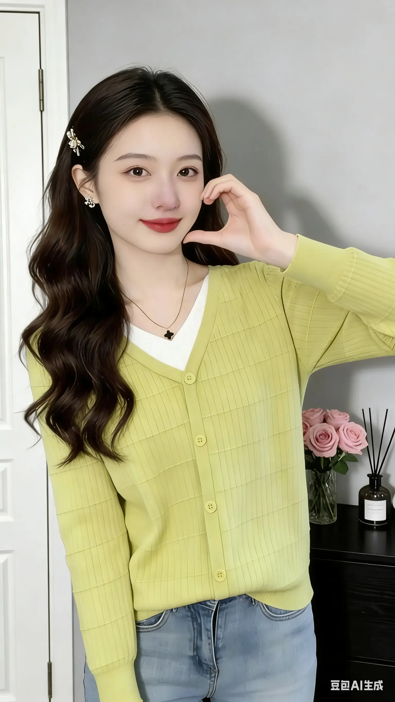 假两件针织衫 开春穿搭思路 减龄穿搭 出游穿搭 穿出你的时尚你的感觉