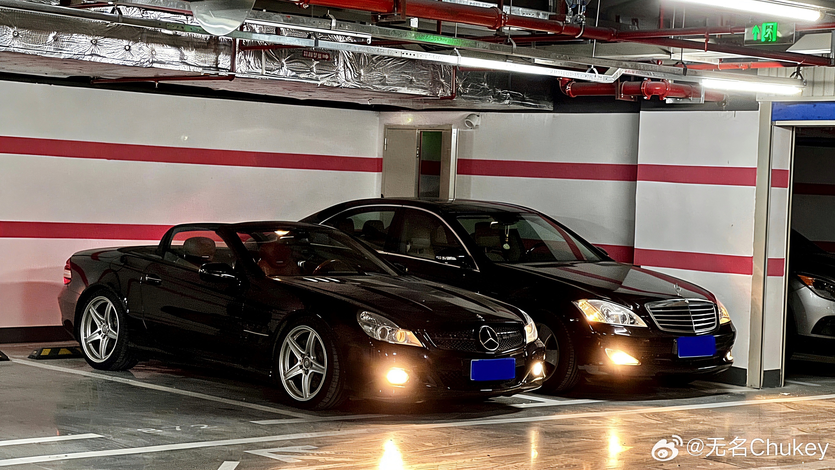 今晚是黑色奔驰碰头会，老奔驰不一定要银色，其实黑色也很帅 广州