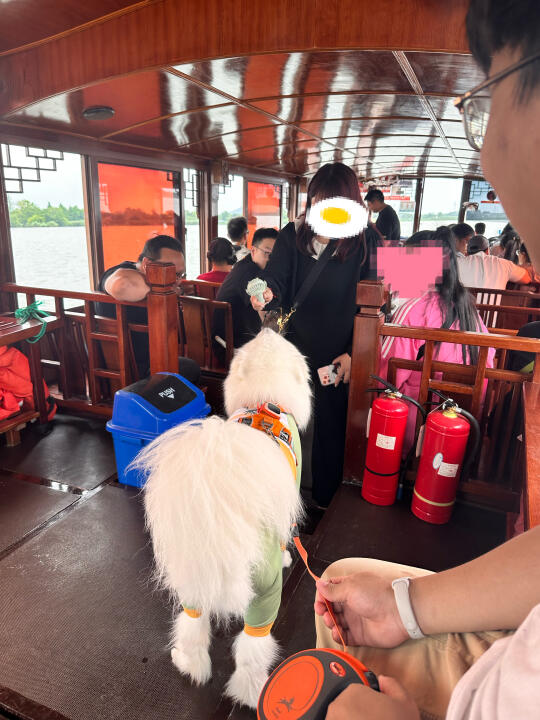 ee说：她肯定很热吧，我给她吹电扇！