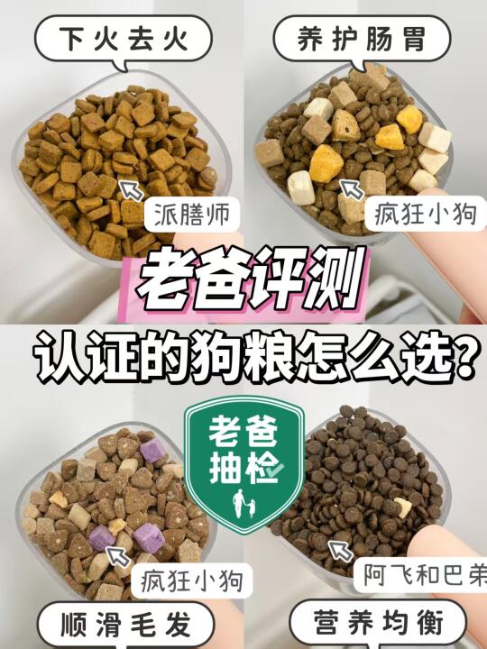 老爸抽检看完不亏！！拯救狗粮焦虑