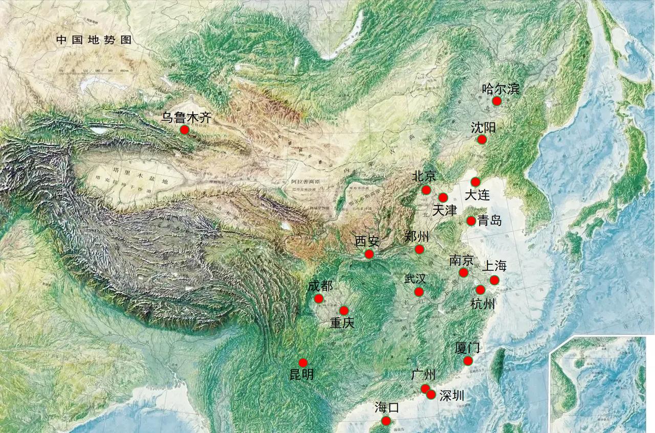 一图看懂国际性综合交通枢纽城市的分布
本轮公布的国土空间规划，共有20个国际性综