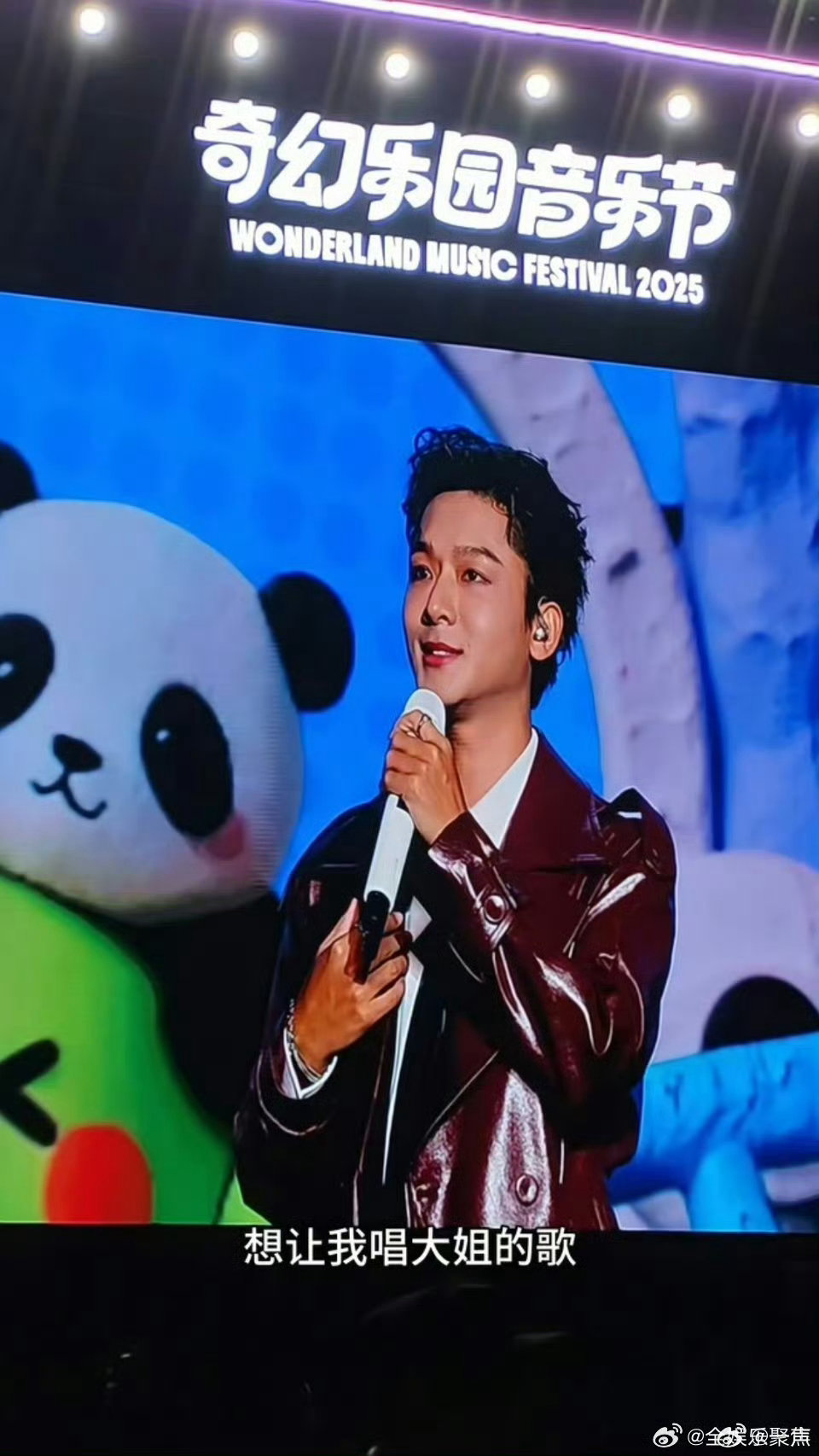 花少导演组看张晚意音乐节张晚意唱那英的歌张晚意说结识了新的6个家人张晚意真的太圈