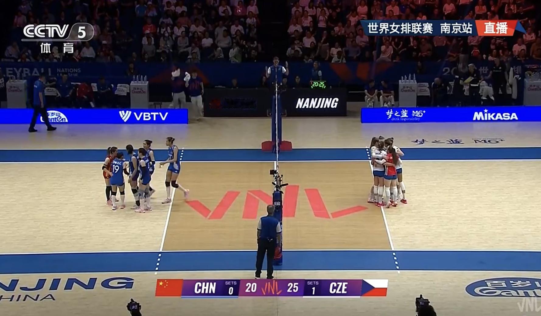 又是20-25 中国女排vs捷克2026世界女排联赛