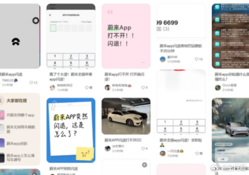 蔚来回应app崩了 其实这种问题一般是发生在一些传统品牌的衍生品牌里面，新势力对