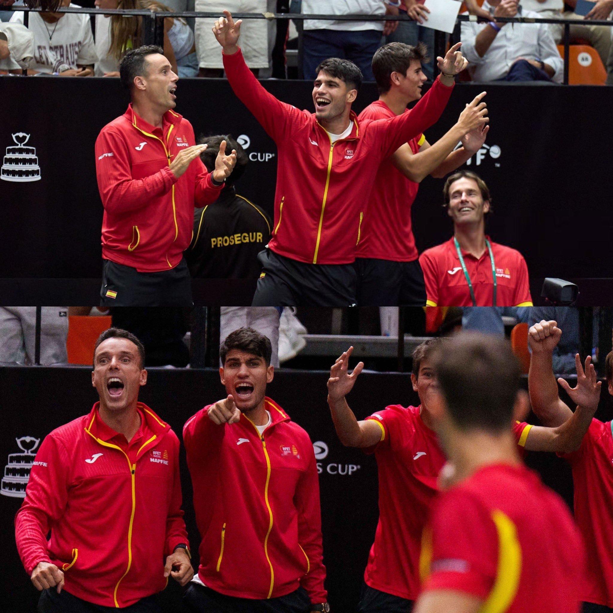 尽管阿尔卡拉斯在戴维斯杯最后一个比赛日选择休赛，但西班牙队还是以2-1战胜澳大利