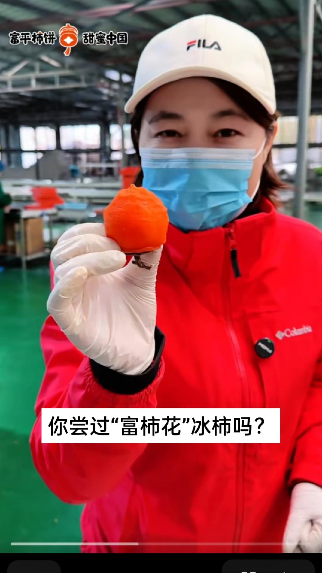 走出国门的富平“富柿花”柿饼