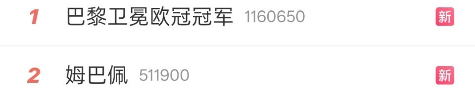 这格式不对吧，不应该是 姆巴佩遗憾吗让我想起来一位故人巴黎卫冕欧冠冠军巴黎圣日耳