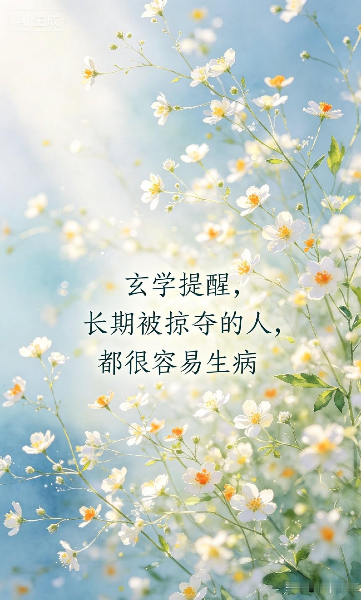 玄学提醒，长期被掠夺的人，都很容易生病。

你有没有发现一种人？

明明身体没什