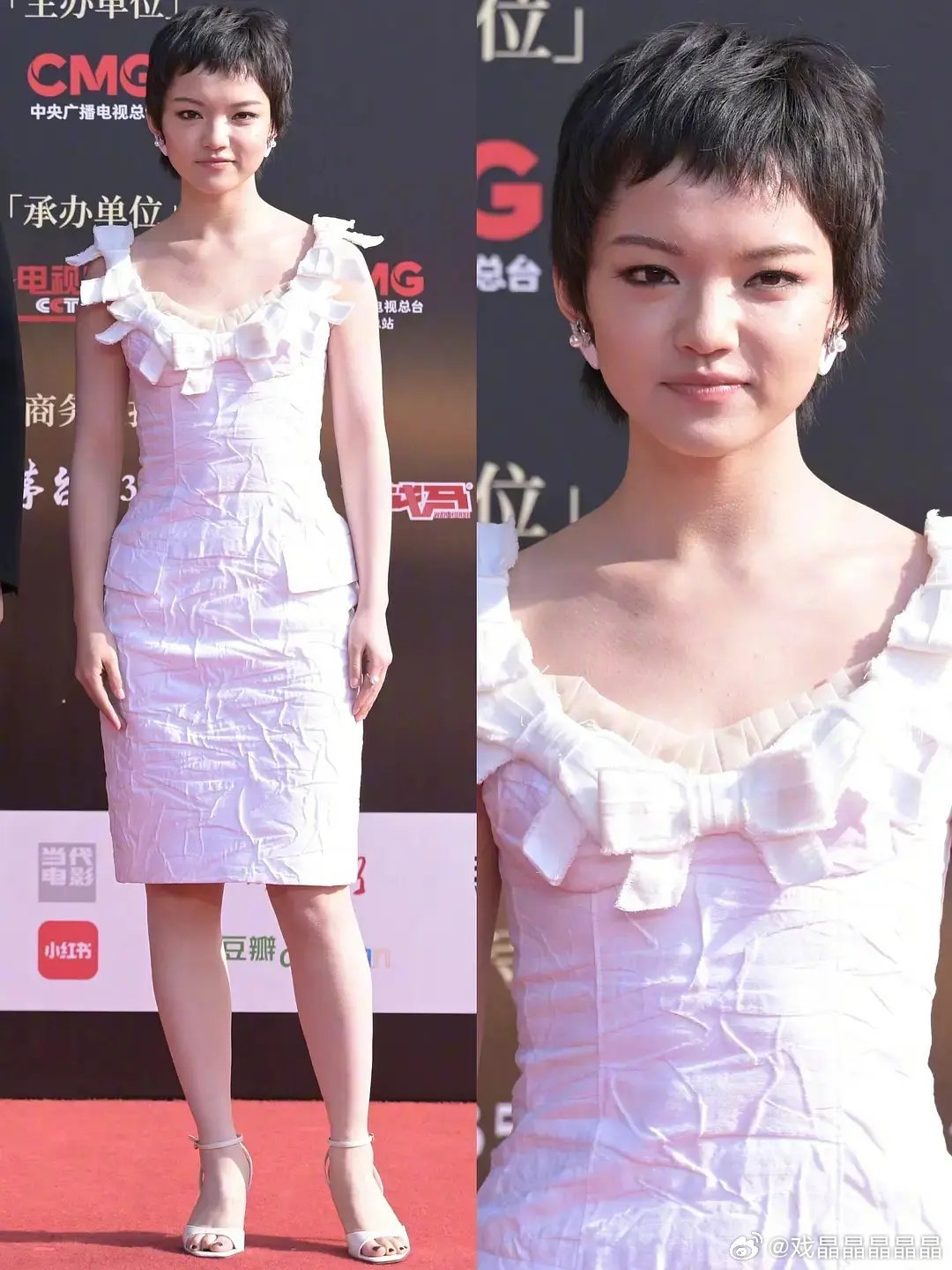 CMG中国电影盛典马丽看起来最舒展大方。 