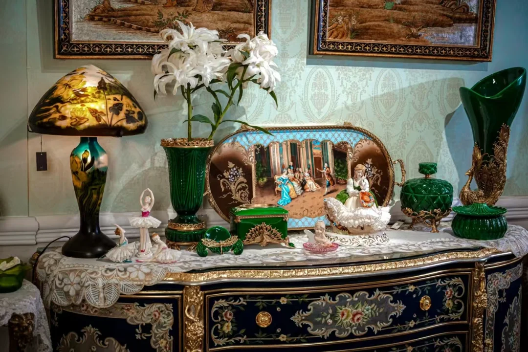 宫廷风双耳托盘✨玄关秒变艺术角