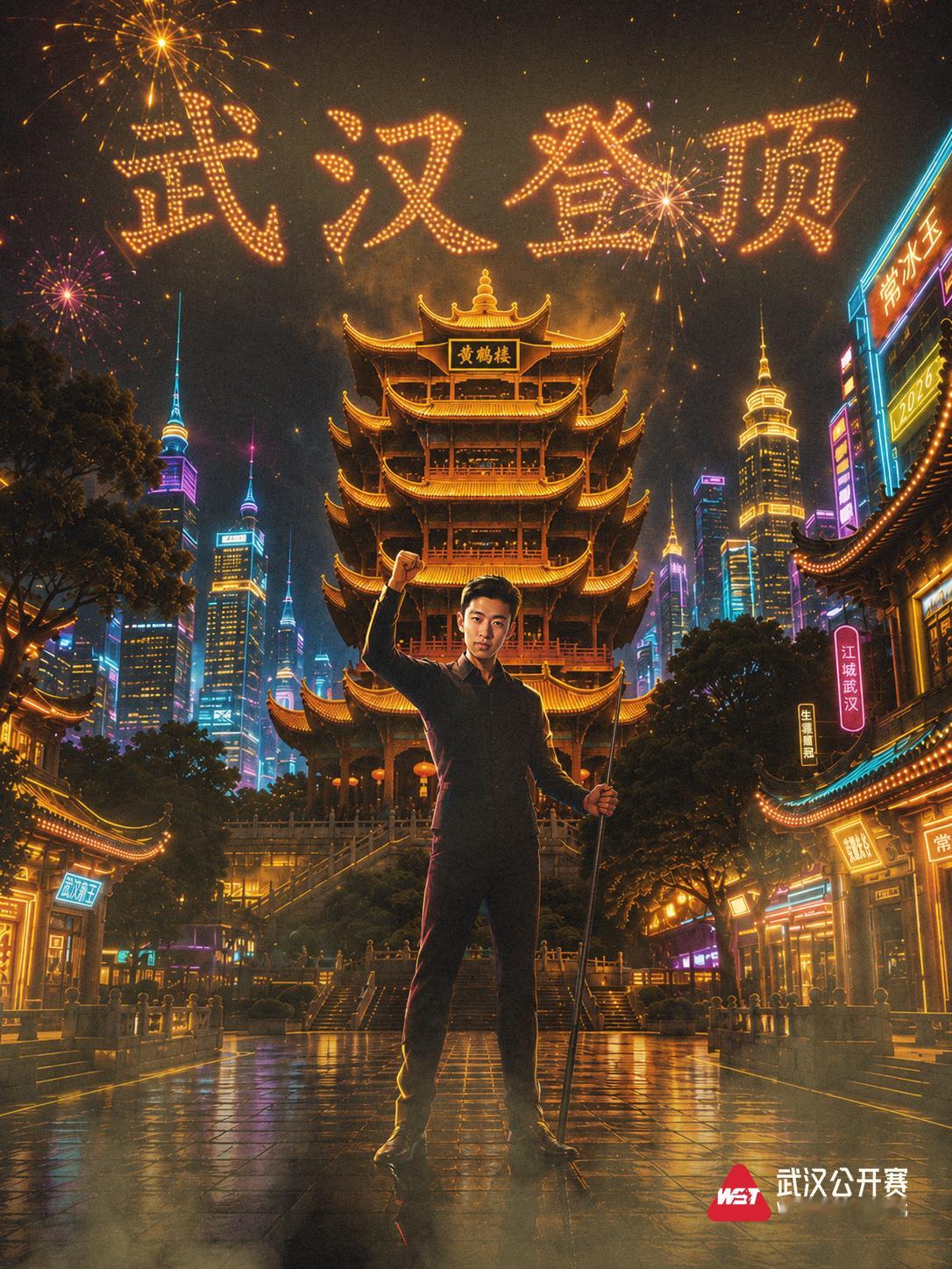 少年郎，怀壮志，江城夺冠启新程🏆恭喜常冰玉10-7战胜赵心童夺得2026斯诺克