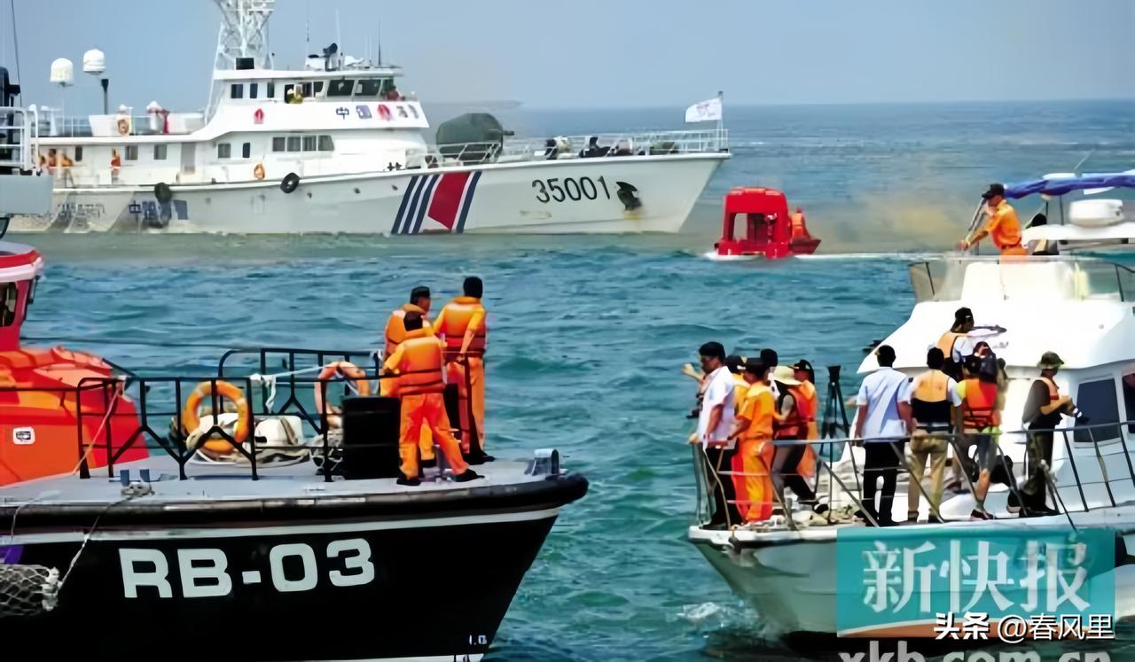 两岸海警现场对峙
台海巡署叫嚣：此处为台湾海域，两岸互不隶属，要求我方立刻驶离，