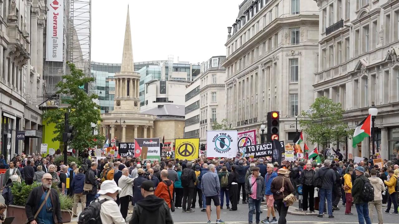 美以动武失人心了，

西方盟友境内接连游行

公开反对盟友军事行动

3月7日英