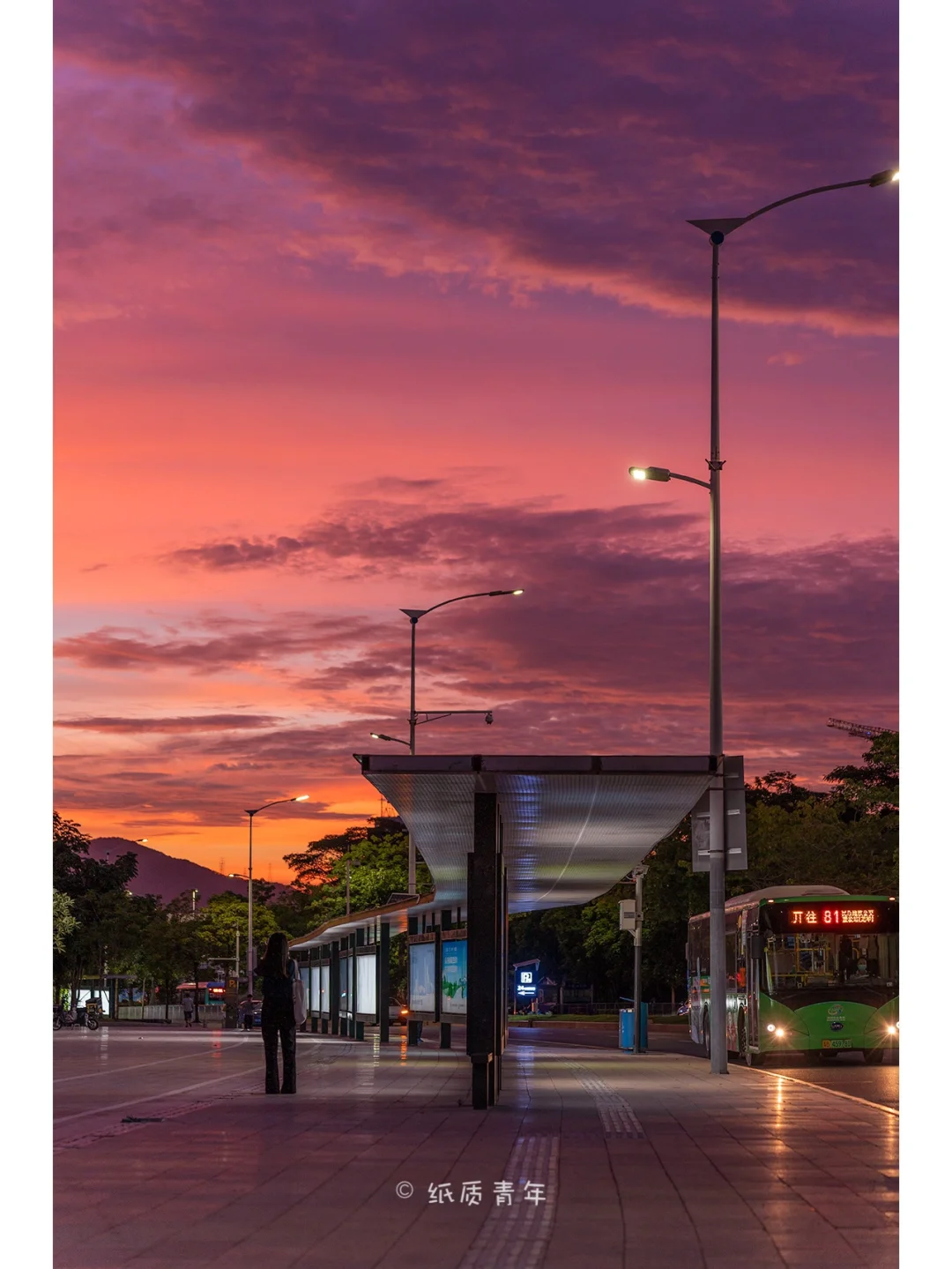 浪漫的不是我，是深圳今日的晚霞🌆