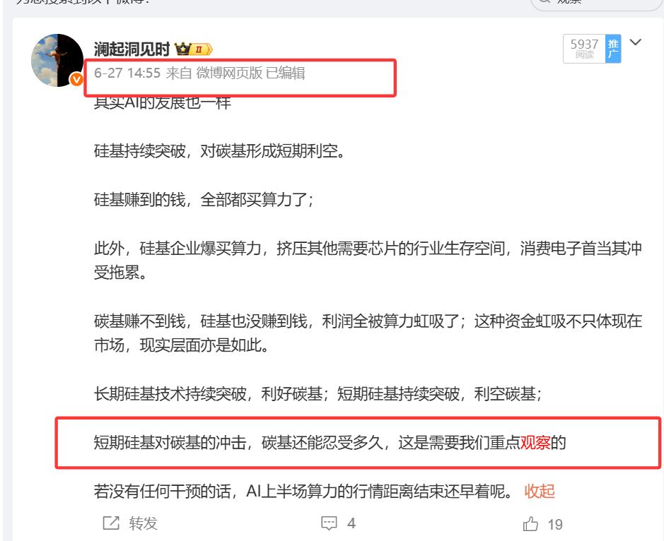 硅基自己受不了了。 