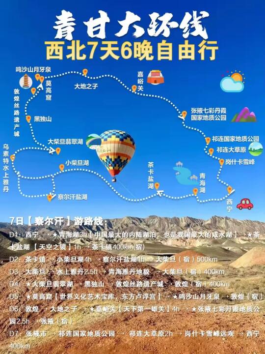 7天6晚看尽大西北！现在是去西北旅游的时候