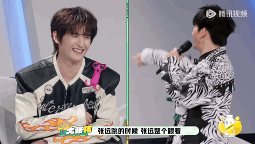 蒋敦豪幻想自己是张远女伴舞魔力歌先生 金润吉的舞台，专治各种偶像包袱。蒋敦豪跳着