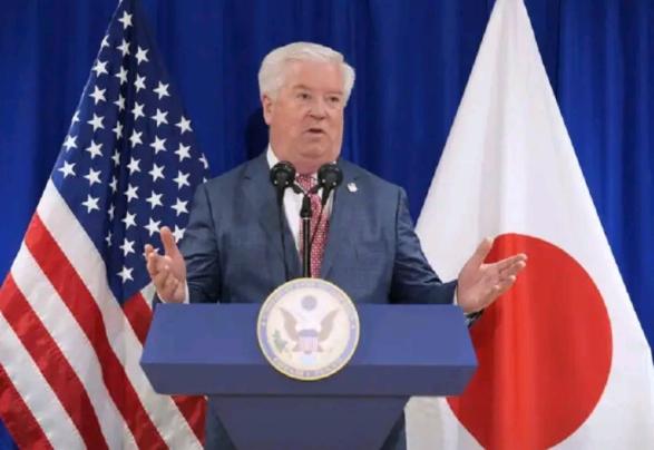 美国出来表态了！在中日发生所谓的雷达照射日本战机一事之后，12月8日，美国驻日本