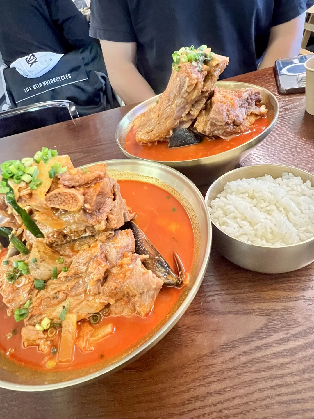 🇰🇷原州脊骨海鲜面味道不错～