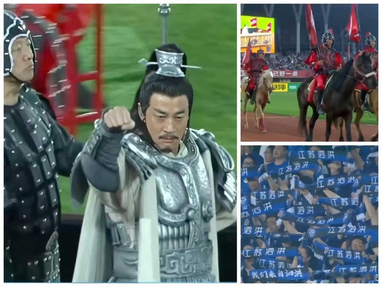 何润东霸王全妆何润东不骑马是因为现场几万人，如果不是经常训练的人，现场那么嘈杂，
