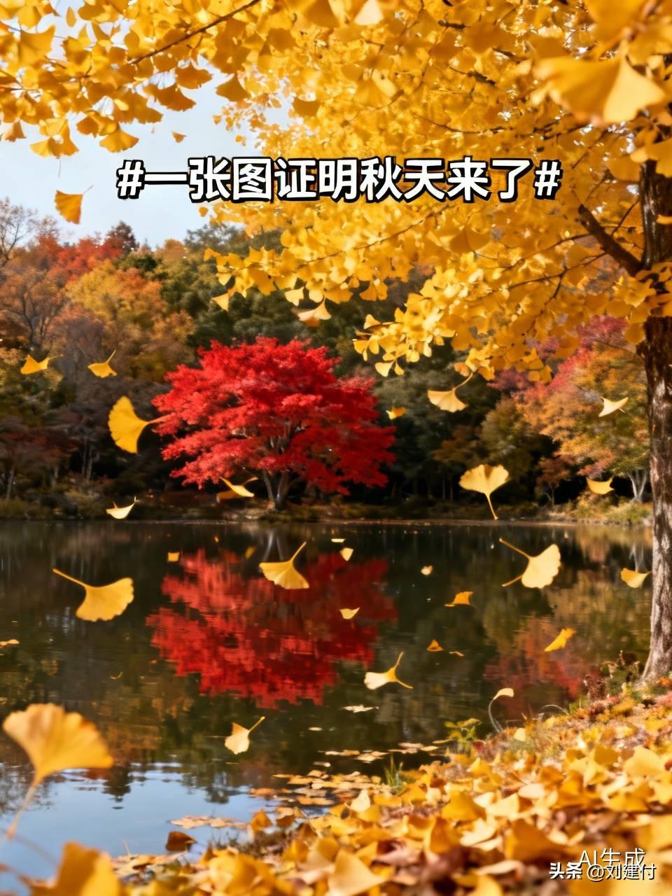 想找张图证明秋天到了？这不难。我前几天去公园转了转，随手拍了张照，那画面，简直就