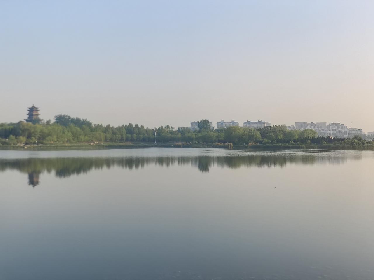 晒图笔记大赛初夏的清风湖公园