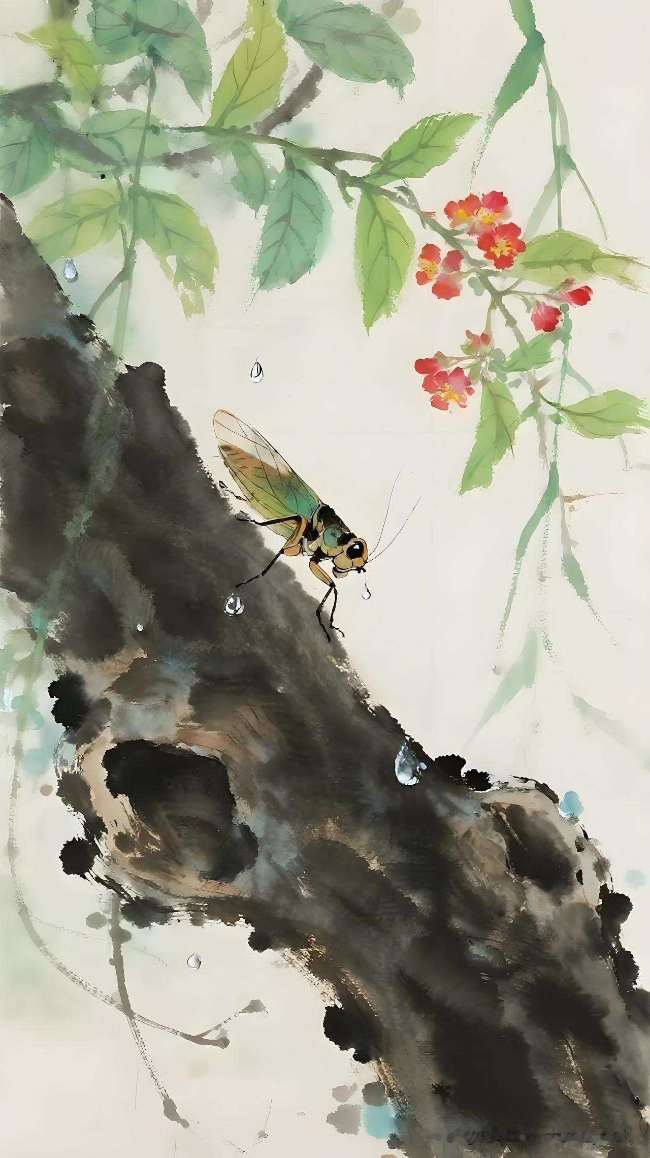 《伏日》
——宋.刘克庄
屋山竹树带疏蝉，
净扫风轩散发眠。
老子平生无长物，
