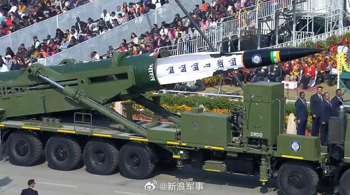 【印度展示高超声速反舰导弹：5马赫能打航母】据印度德里电视台网站1月26日报道，