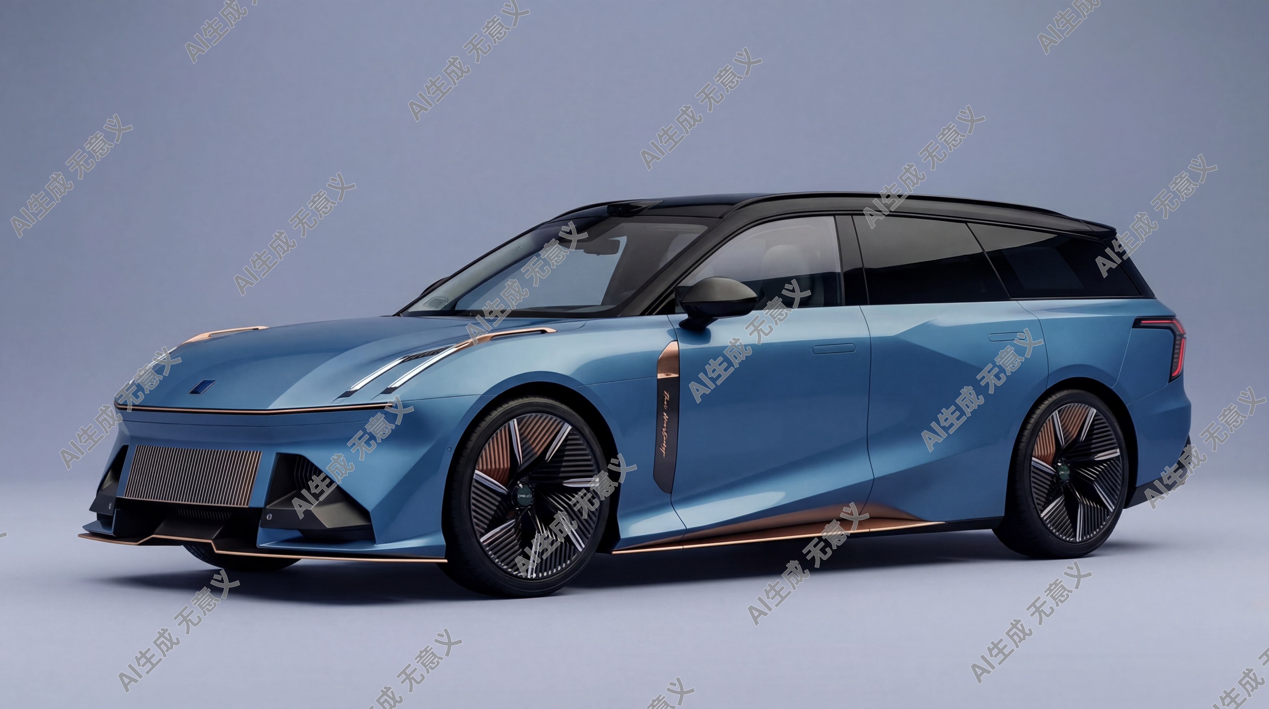 AI发癫了，开始曲解语义了“基于tnd概念车生成中型suv”能被理解成这样？这是