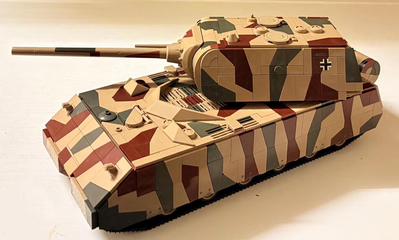 Maus & E100。鼠式重坦 e100坦克 装甲战争 二战历史