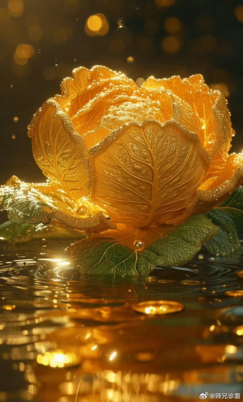 见到金白菜，说明你要发财了。礼赞，留下“百财入门”。快把财气带回家吧。 