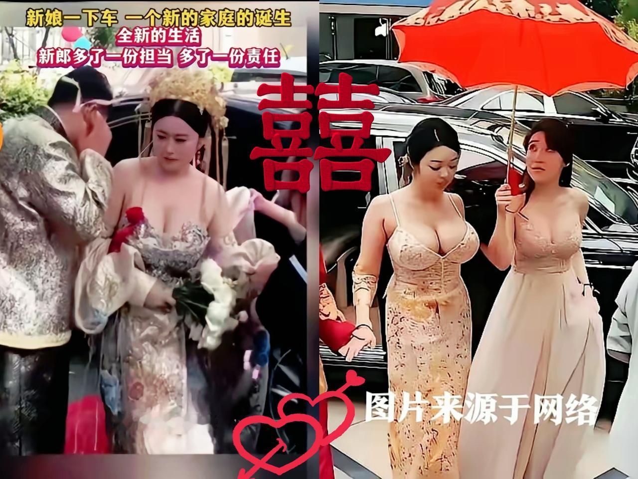 “只要自己不尴尬，尴尬的就是别人”，可有些婚礼上的打扮，真是隔着屏幕都让人脚趾抠