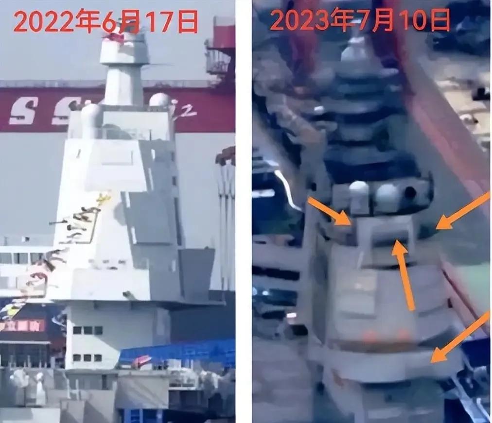 好事将至，一南一北两大船厂航母或同时下水。近日有卫星图显示江南造船厂生产的福建舰