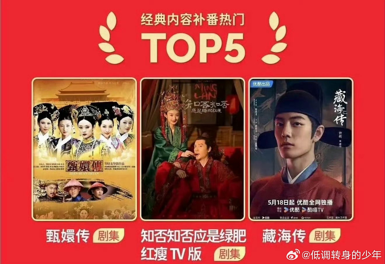 爆剧 养老剧优酷的养老剧。优酷自己做的图！我觉得很客观～藏海传播出不到一年爆剧 