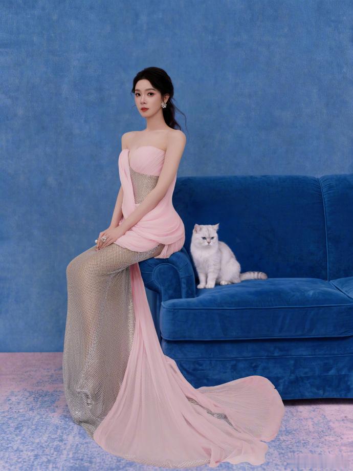 陈瑶携小呼入画陈瑶携小呼入画，粉玫瑰与猫，这组图有两个萌物陈瑶粉玫瑰与猫 ​​​