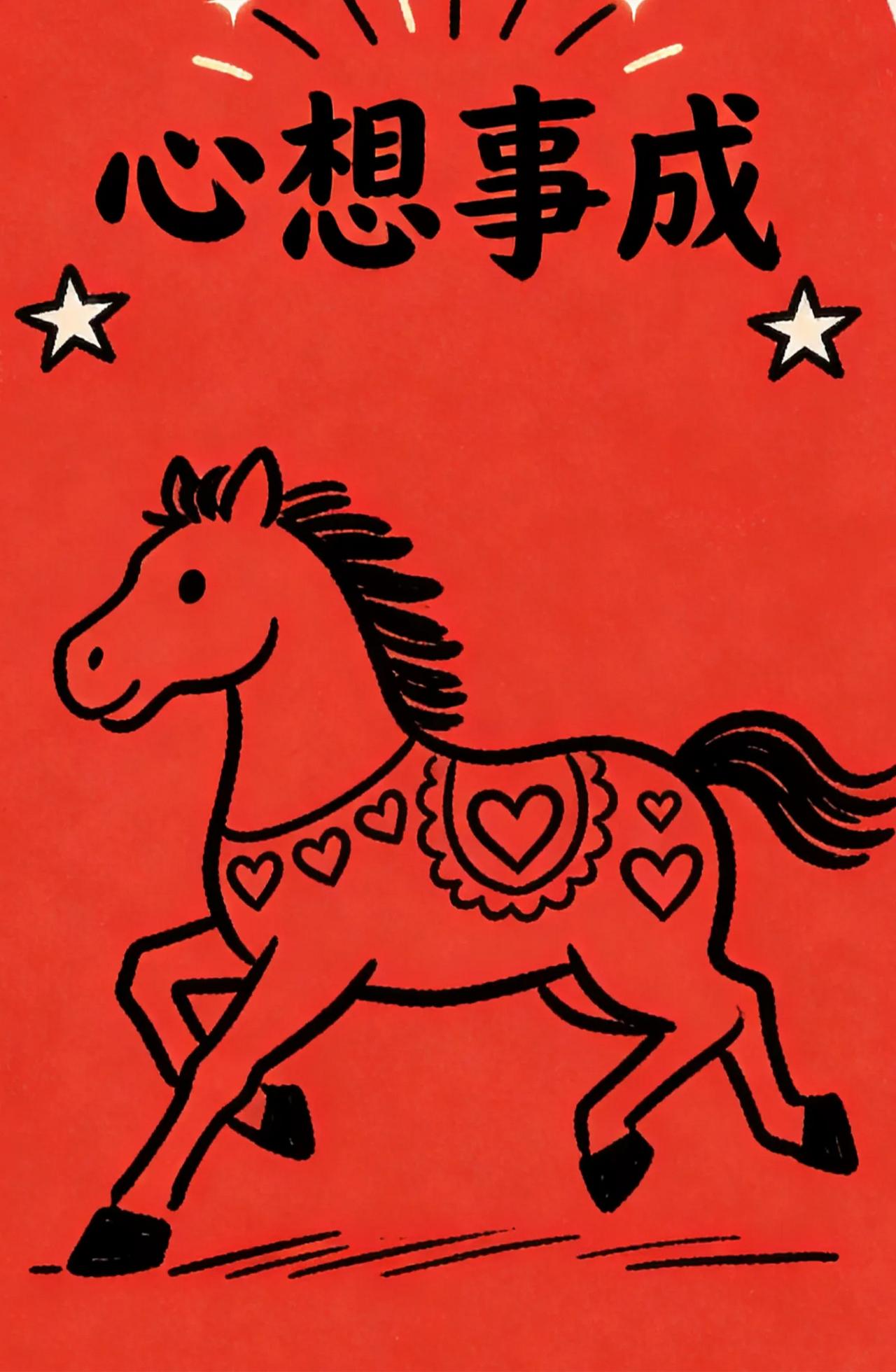 您的2026好运已送达！
🐎 新的一年，愿你一马当先搞钱，马不停蹄快乐。烦恼全