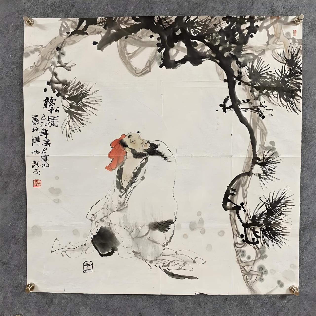 上联：松风化语吟今古
下联：[玫瑰]

网络图片/诚谢侵删