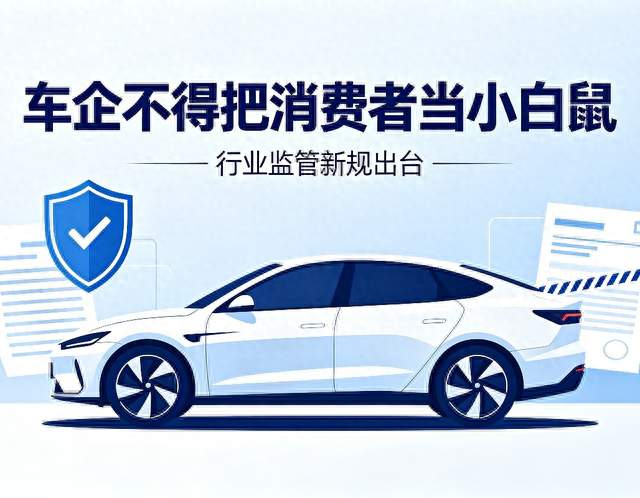 官方定调：车企禁止将消费者当小白鼠
