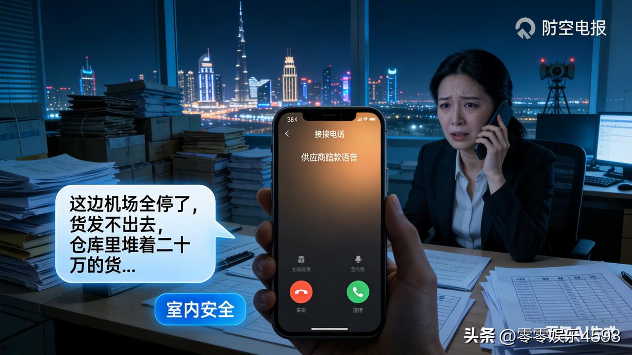 深夜接到堂姐越洋电话时，她刚挂掉供应商催款的语音。"这边机场全停了，货发不出去，