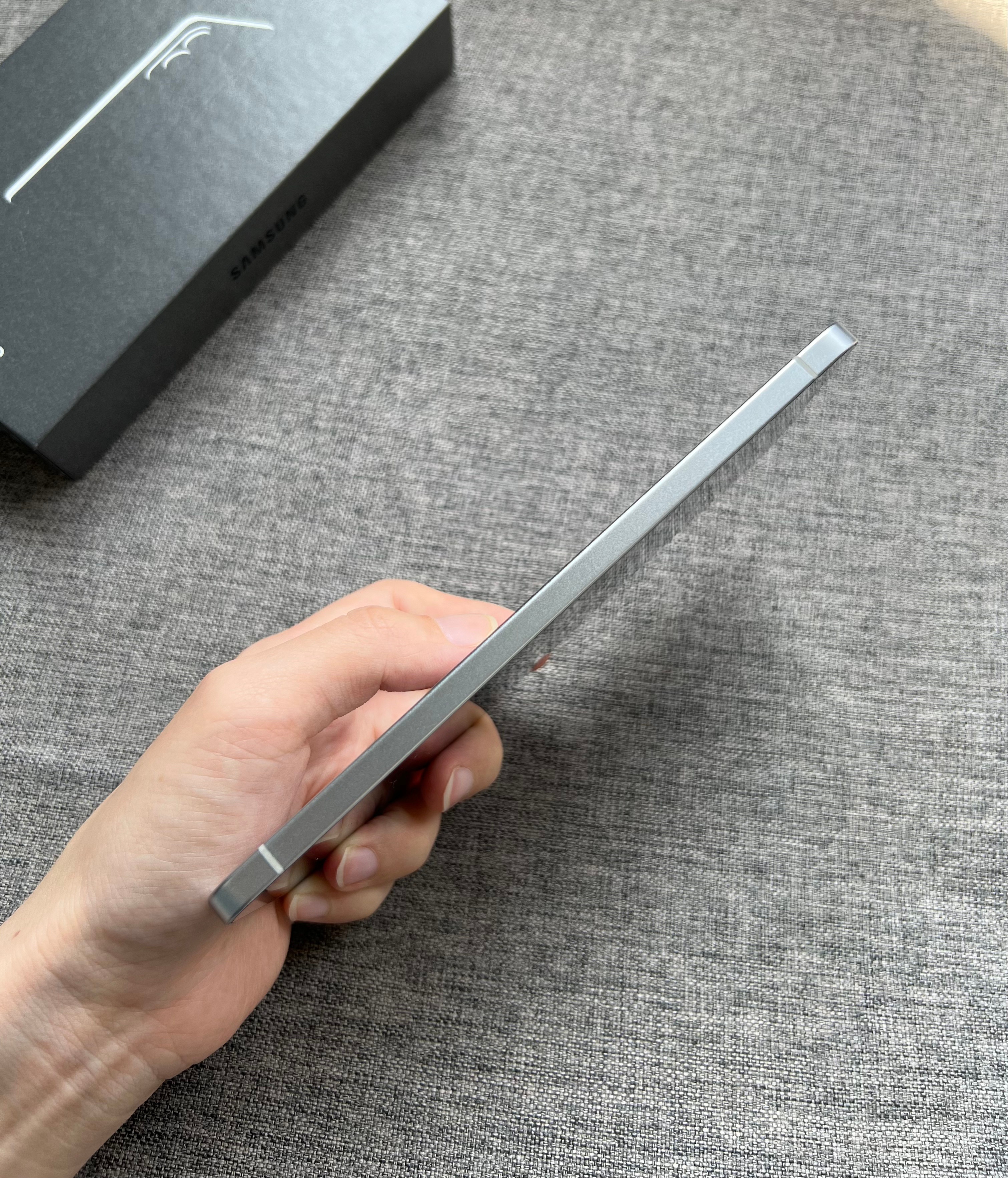 三星S25 Edge 12+512G 钛银，98新，盒子配件全套，全国联保至20