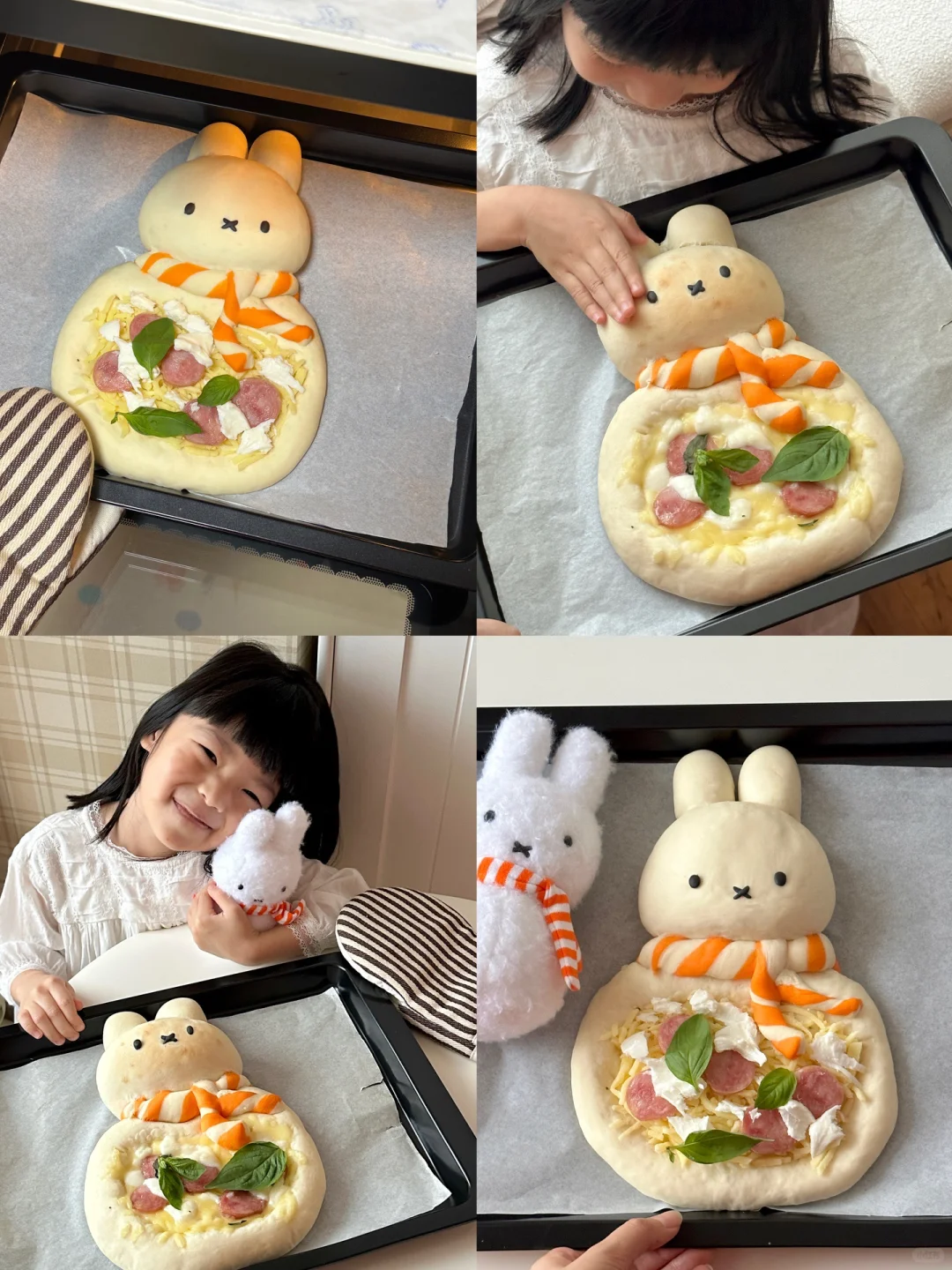 Miffy雪人披萨（·  ×  ·）🧣