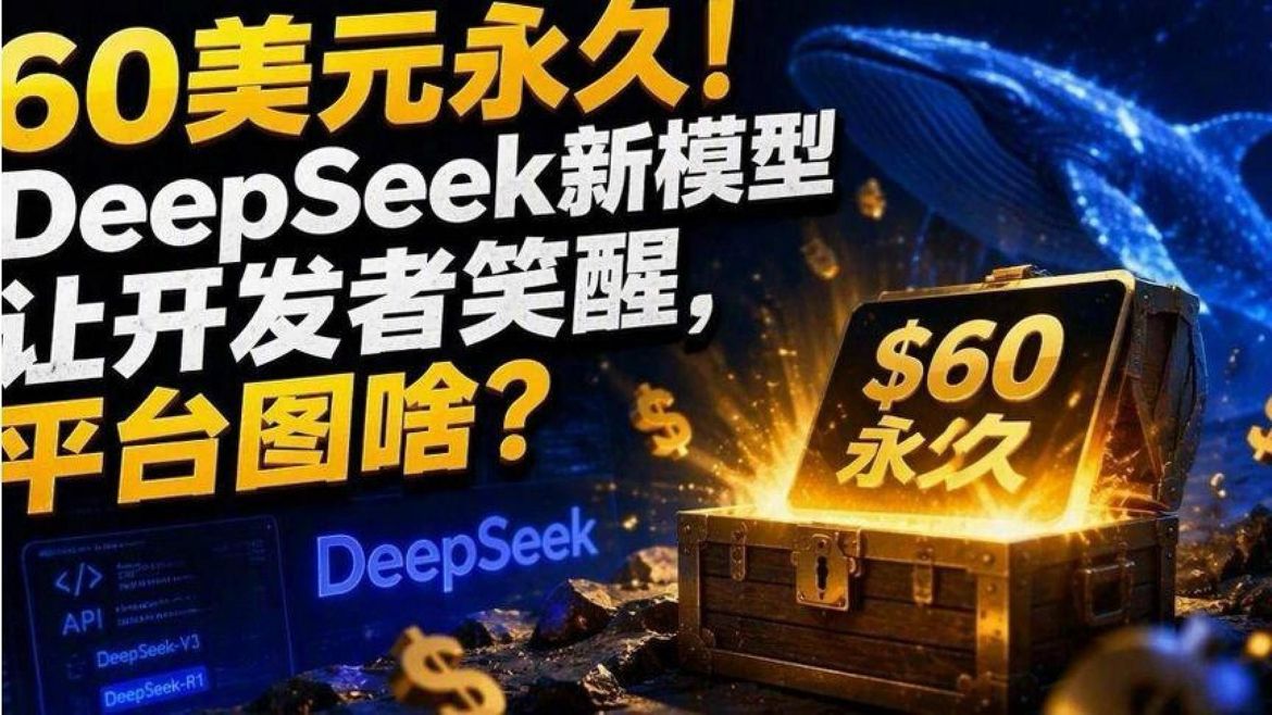60美元永久！DeepSeek新模型让开发者笑醒，平台图啥？ (2)