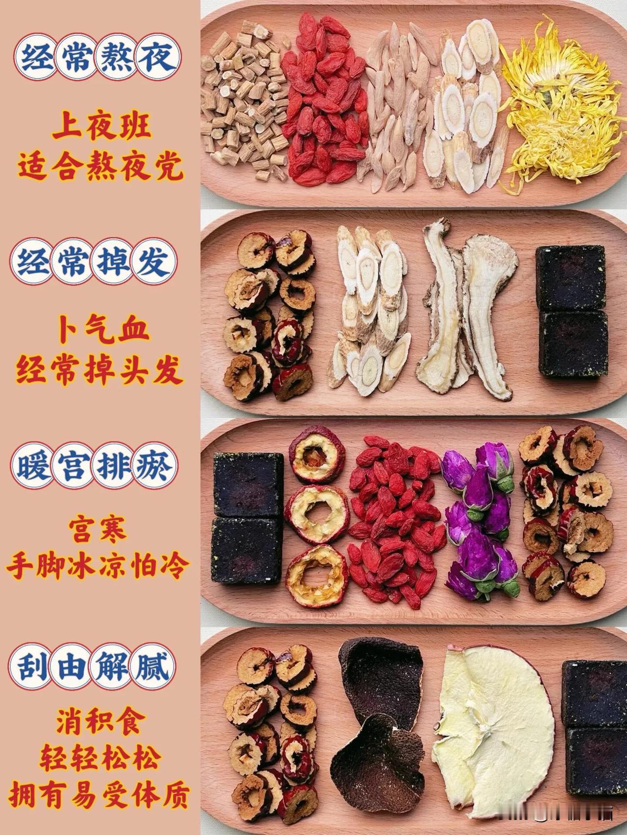 冬季必喝4️⃣款花茶 好气色喝出来‼️

经常熬夜脸色黄黄、姨妈量少、经常掉发的